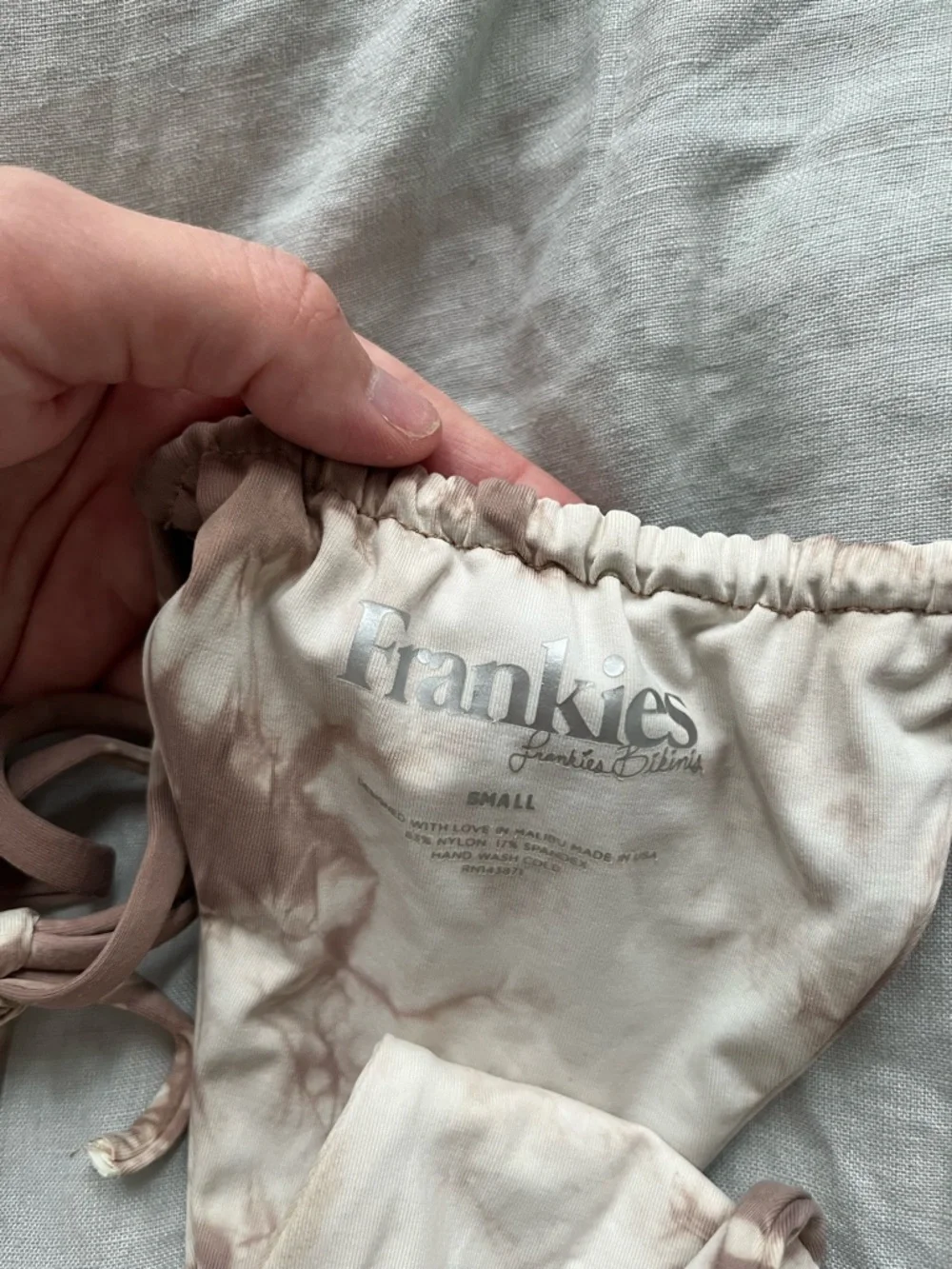 Frankie’s Bikinis tie dye set